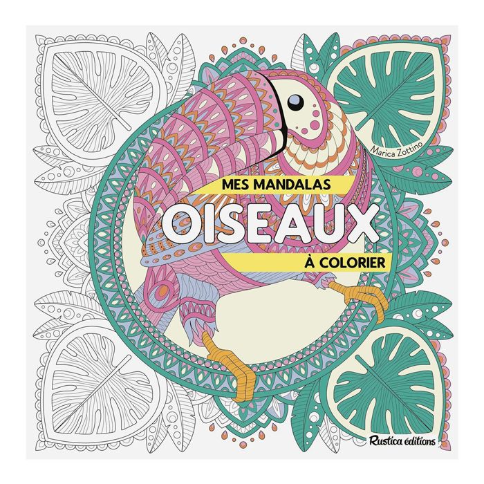 MES MANDALAS OISEAUX A COLORIER