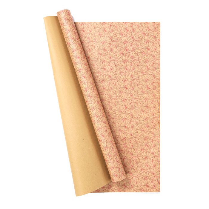 PAPIER CADEAU HERBE MOTIF 2024 ASSORTI