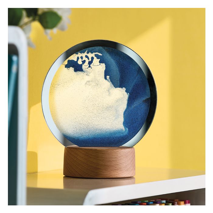 SPHERE TABLEAU SABLE BLEU