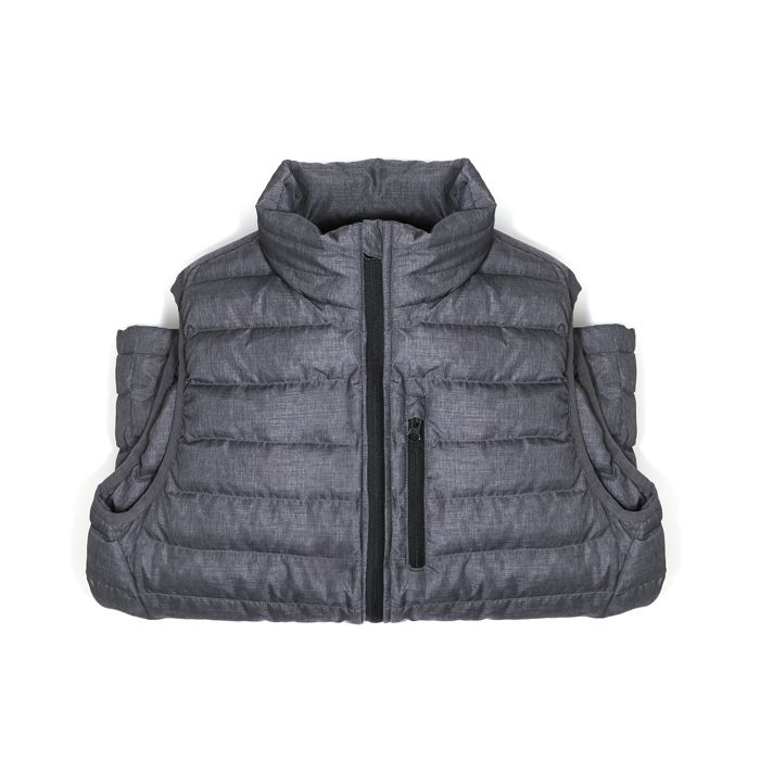 GILET CHAUFFANT GRIS XS V2