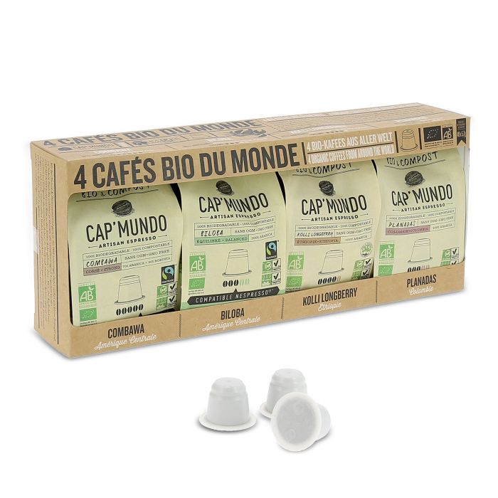 COF 4 CAFES DU MONDE BIO