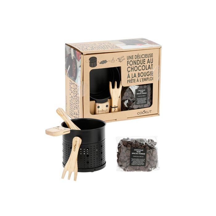 Kit Fondue Chocolat Noir - COOKUT