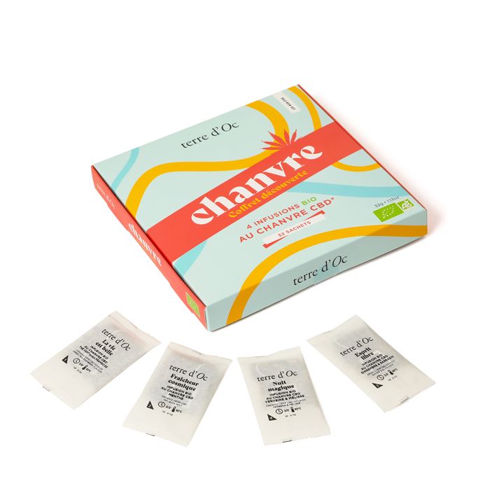 COFFRET 32 INFUSETTES CHANVRE CBD