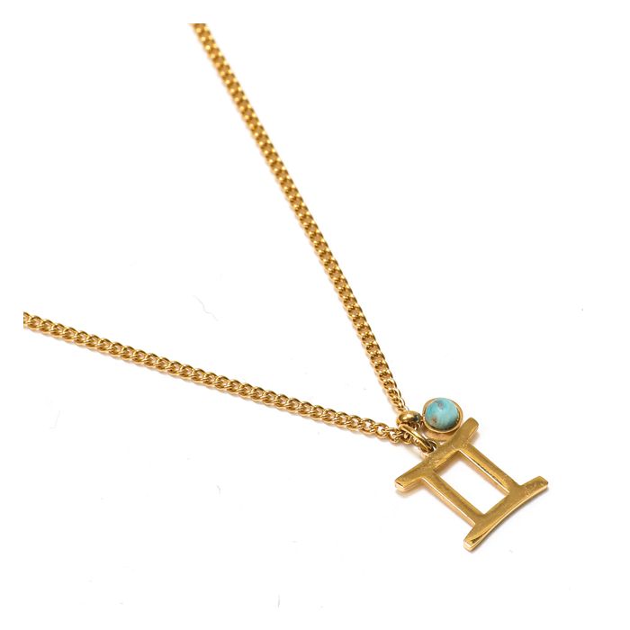 COLLIER ASTRO APATITE GEMEAUX 24