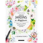 COLORIAGE INVERSE JOLIS JARDINS DESSINER