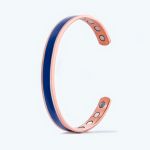 BRACELET CUIVRE MAGNETIQUE BLEU T3