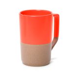 MUG CERAMIQUE GRES 600ML JXD263 CORAIL