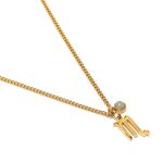 COLLIER ASTRO AIGUE MARINE SCORPION 24